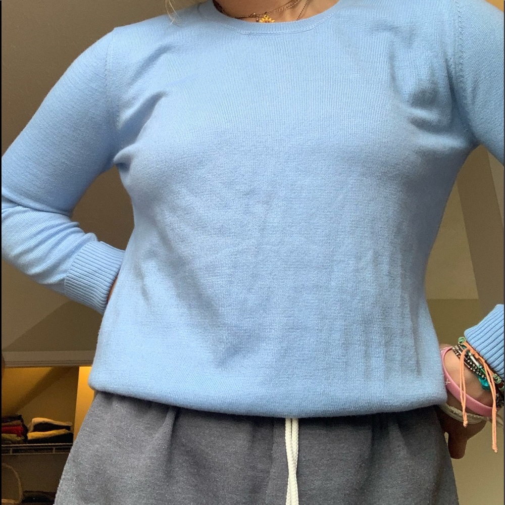 Light blue very soft sweater
